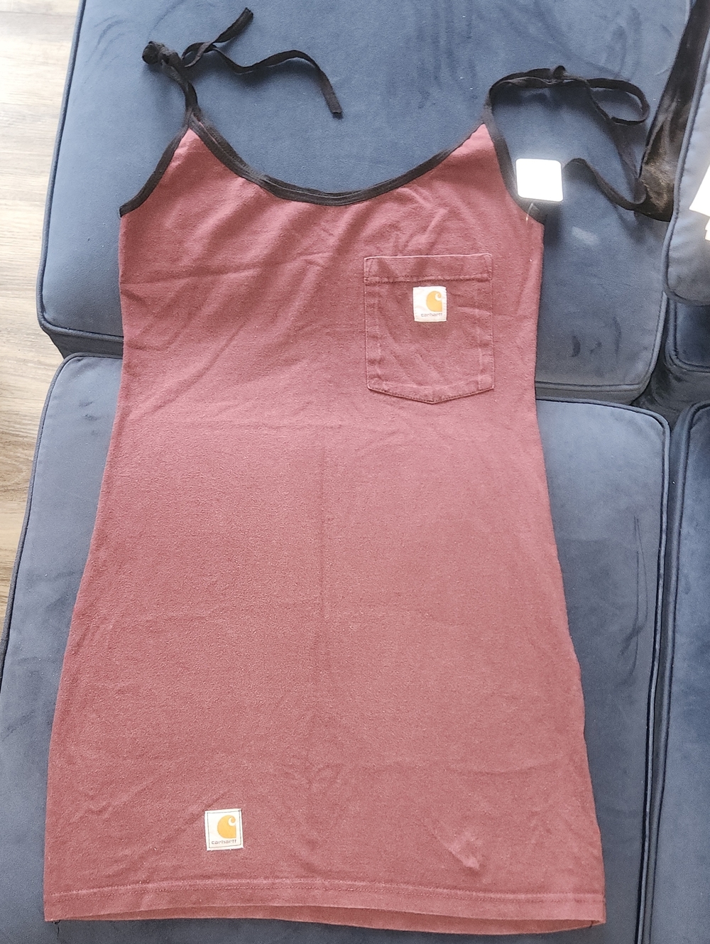 Carhartt Women's Brick Slip Mini Dress with Black Trim